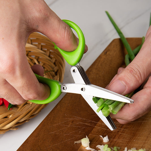 5-Blade Herb Scissors – Cut Fresh Herbs in Seconds