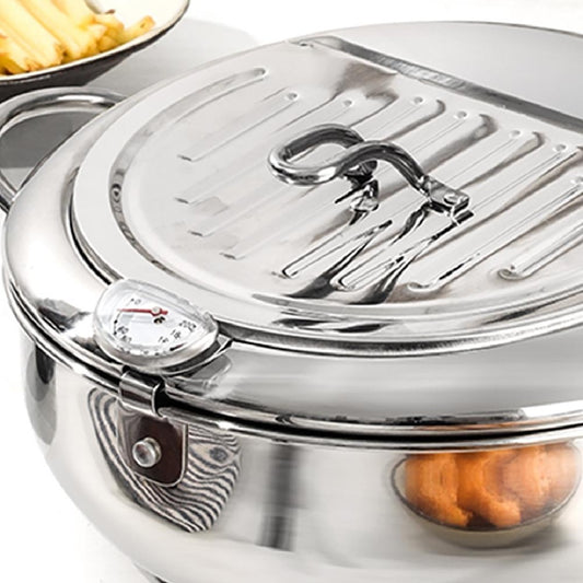 Smart Stainless Steel Deep Fryer with Oil Temperature Control