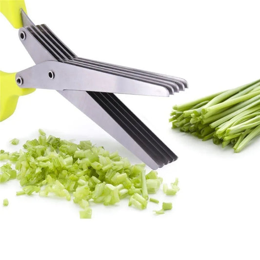 5-Blade Herb Scissors – Cut Fresh Herbs in Seconds