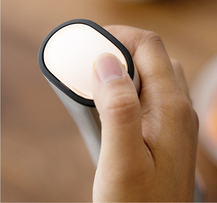 Electric Salt & Pepper Grinder – USB Rechargeable with LED Light