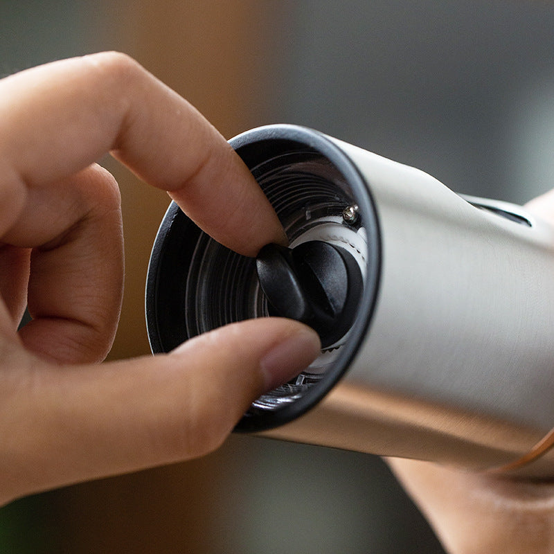 Electric Salt & Pepper Grinder – USB Rechargeable with LED Light