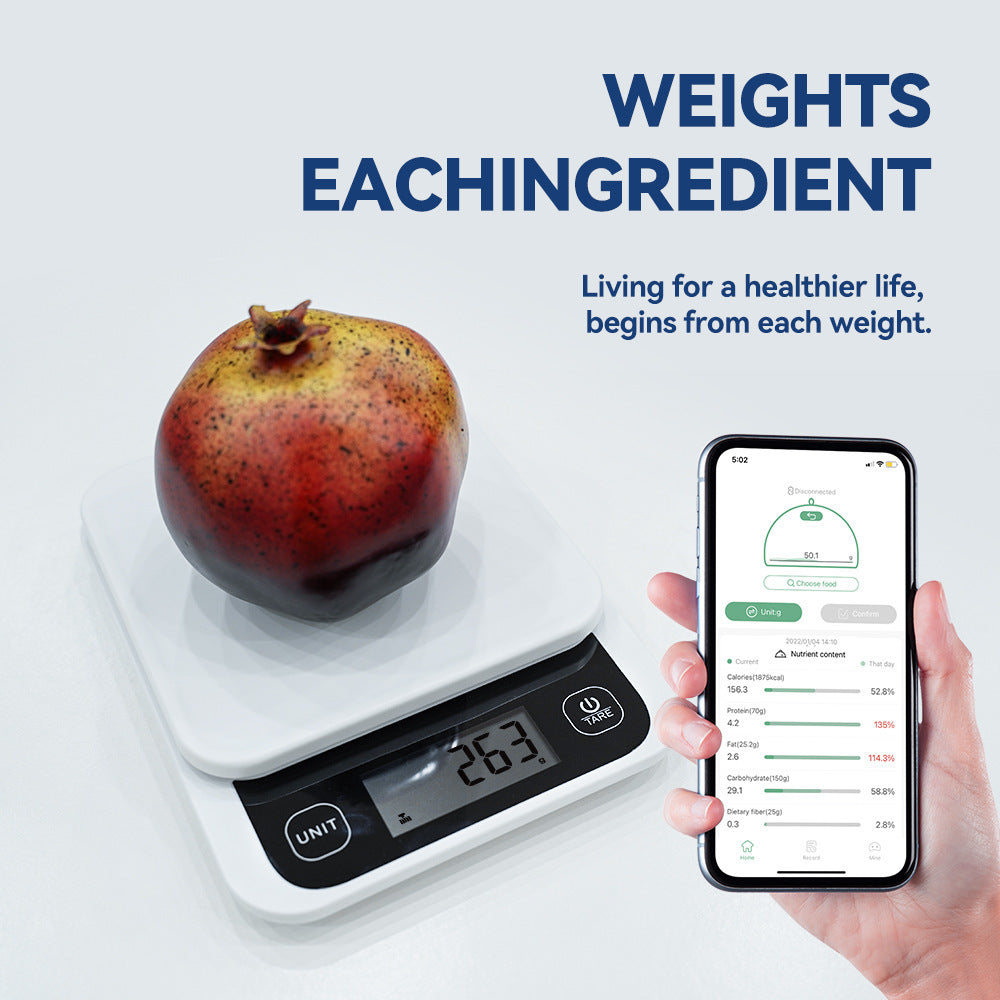 Smart Digital Kitchen Scale – 0.1g Precision LCD